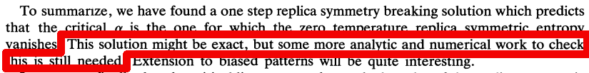 ... conclusions of a 1989 paper...