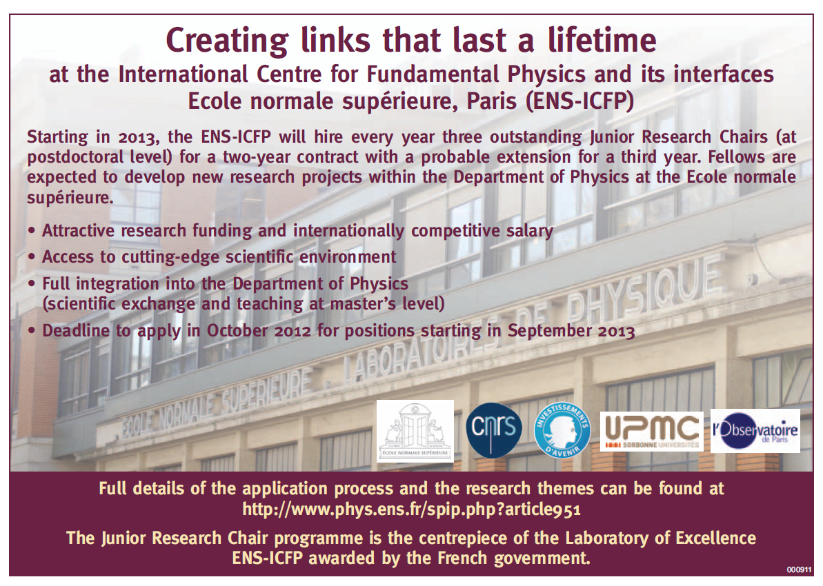 ENS-ICFP - Werner KRAUTH